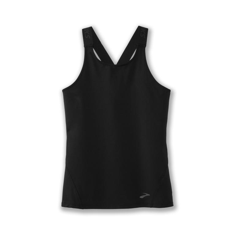 Brooks Pick-Up Running Tank Top - Women's - Black (52836-GXEB)